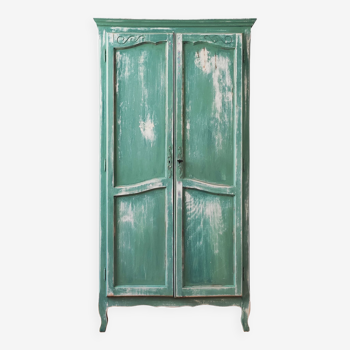 Patinated vintage Parisian wardrobe