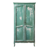 Armoire parisienne vintage patinée