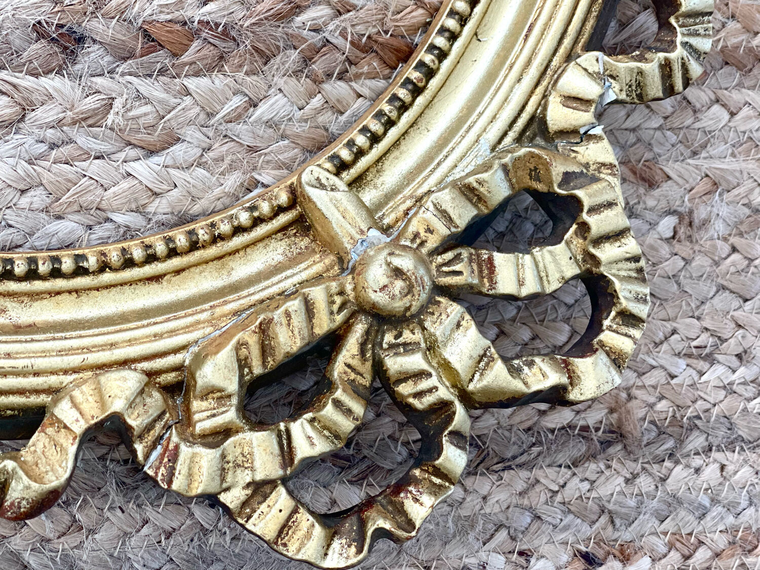 Old gilded wooden frame 59cmX45cm