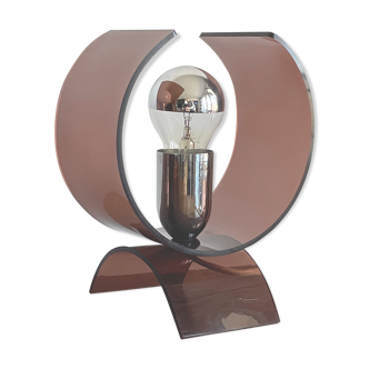 Space age office lamp in plexiglas, 1970s