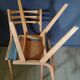 Pair of restored 1960s compass leg chairs