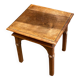 Vintage walnut coffee table side table.