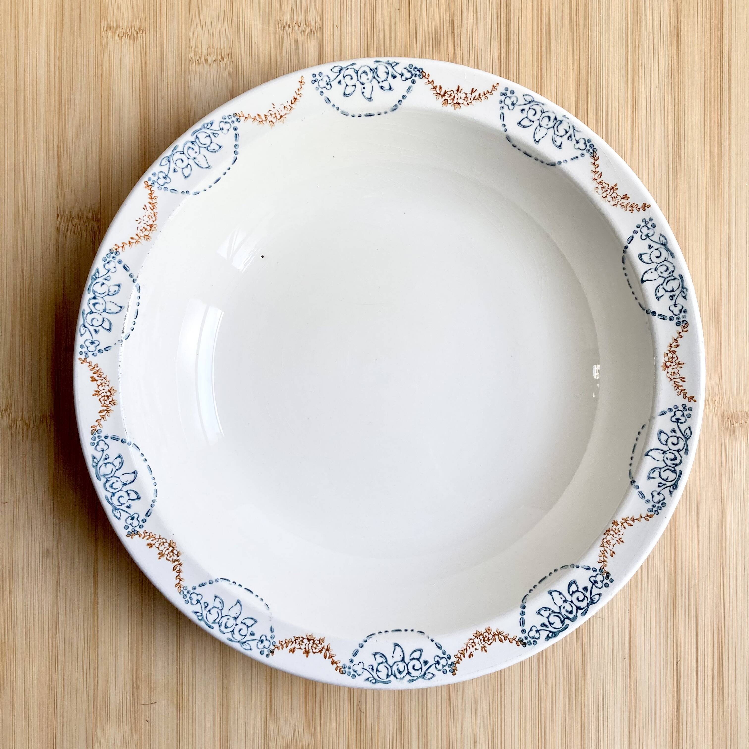 Deep dish Terre de fer Longwy