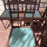 Lot 5 chaises style Henri II