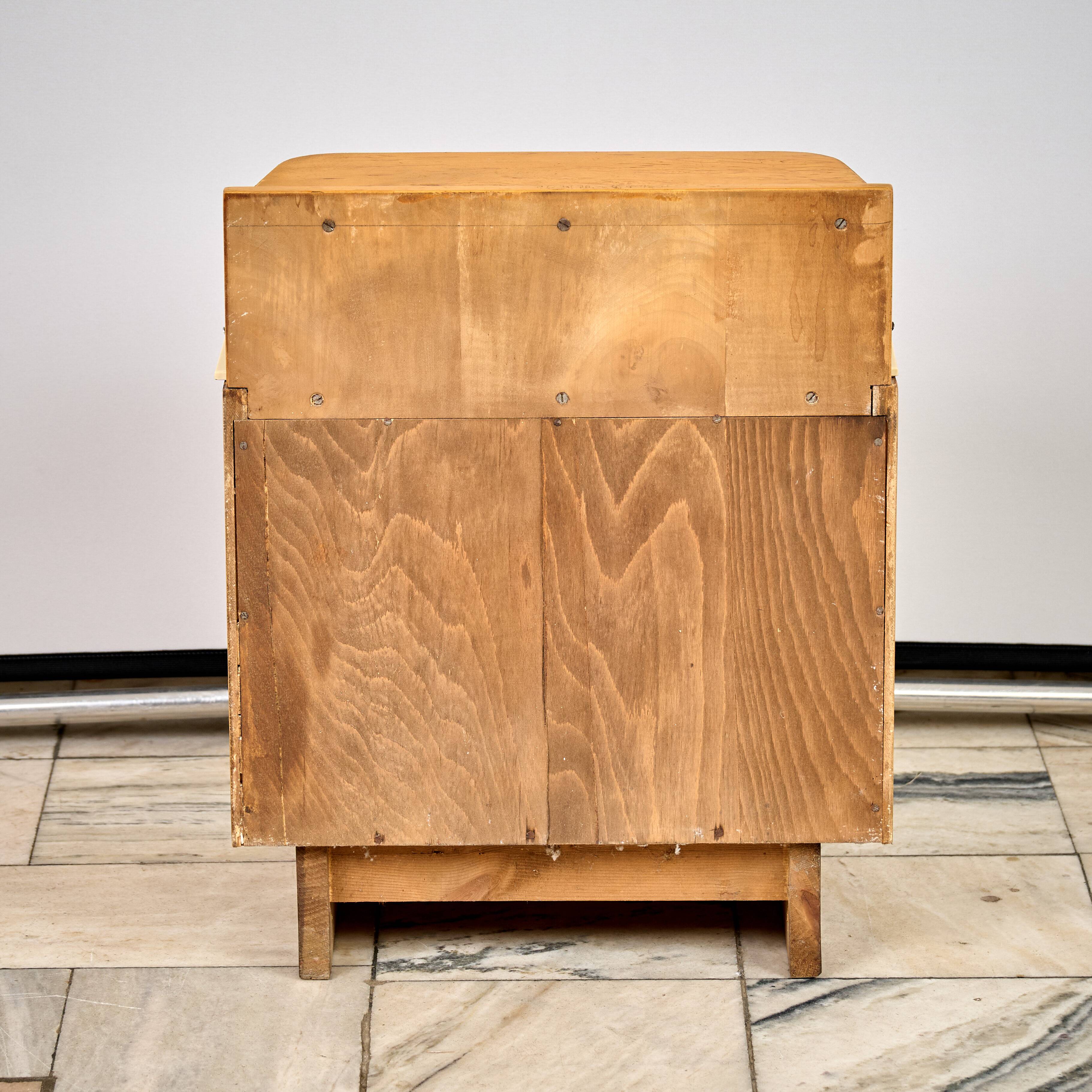 Set of two Art Déco nightstands by Jindřich Halabala, 1960s, Czechoslovakia