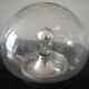 Glass wall lamp from the 60s/70s Glashütte Limburg