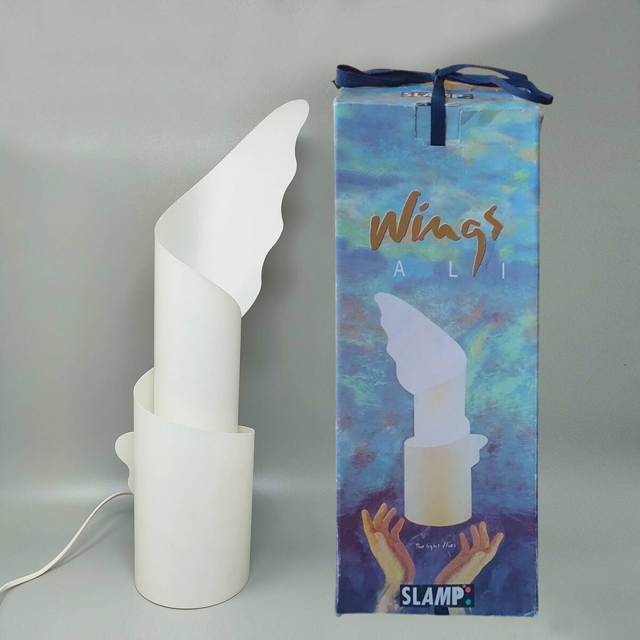 1980s Gorgeous Slamp "Wings - Ali" Table Lamp Designed by Riccardo Raco for