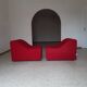 Pair of chromatic swivel armchairs by Kwok Hoi Chan, Steiner