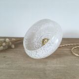 White Clichy glass pendant lamp