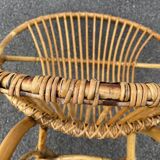 Rattan basket chair