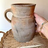 Antique terracotta pitcher