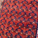 19th century Afghan Hatchlou tribal antique rug 131x140 cm