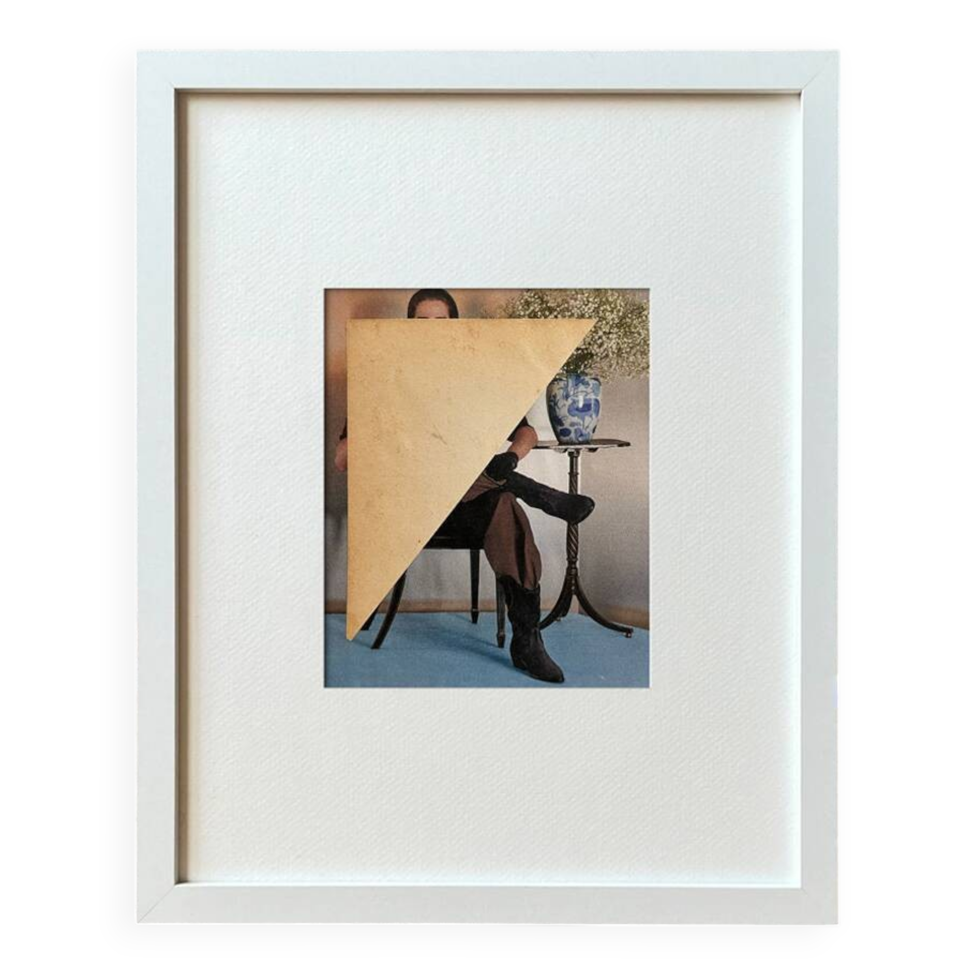 The Flower Pot - Original Collage