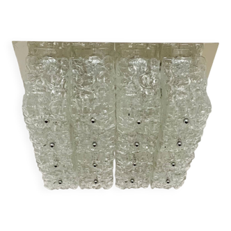 Plafonnier Ice Glass de Glashütte Limburg