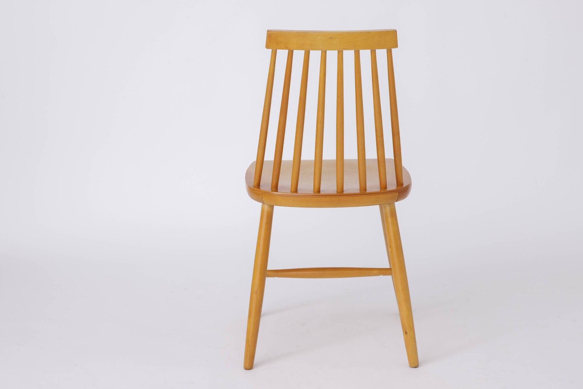 1 of 2 Yngve Ekström "Pinocchio" Dining Chair – Swedish Beechwood, 1960s
