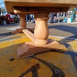 Solid oak monastery table