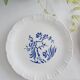 Set of 3 Digoin Sarreguemines Paradis dessert plates