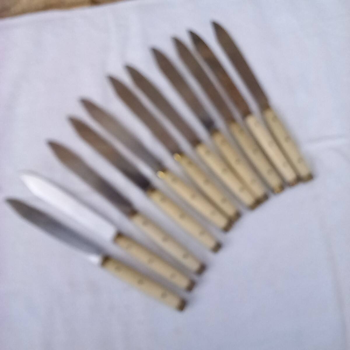 Lot de 11 couteaux vintage Douris