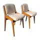 Paire de chaises scandinaves 1960