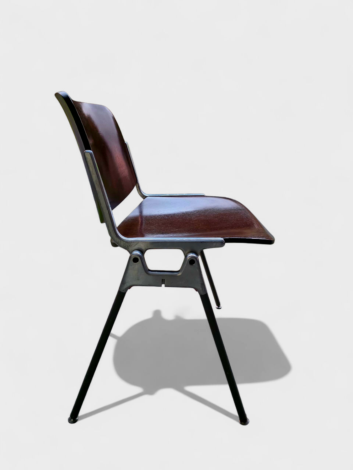 Set of 4 DSC 106 chairs by G. Piretti for Castelli - Circa 1960