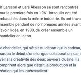 Åksson Larsson candelabra candle holder