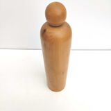 Vintage pine wood carafe bottle