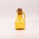Vintage amber glass carafe with handle