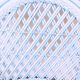 Nordic blue braided rattan armchair