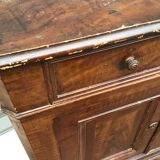 Buffet sapin ancien campagnard bohême 1900s