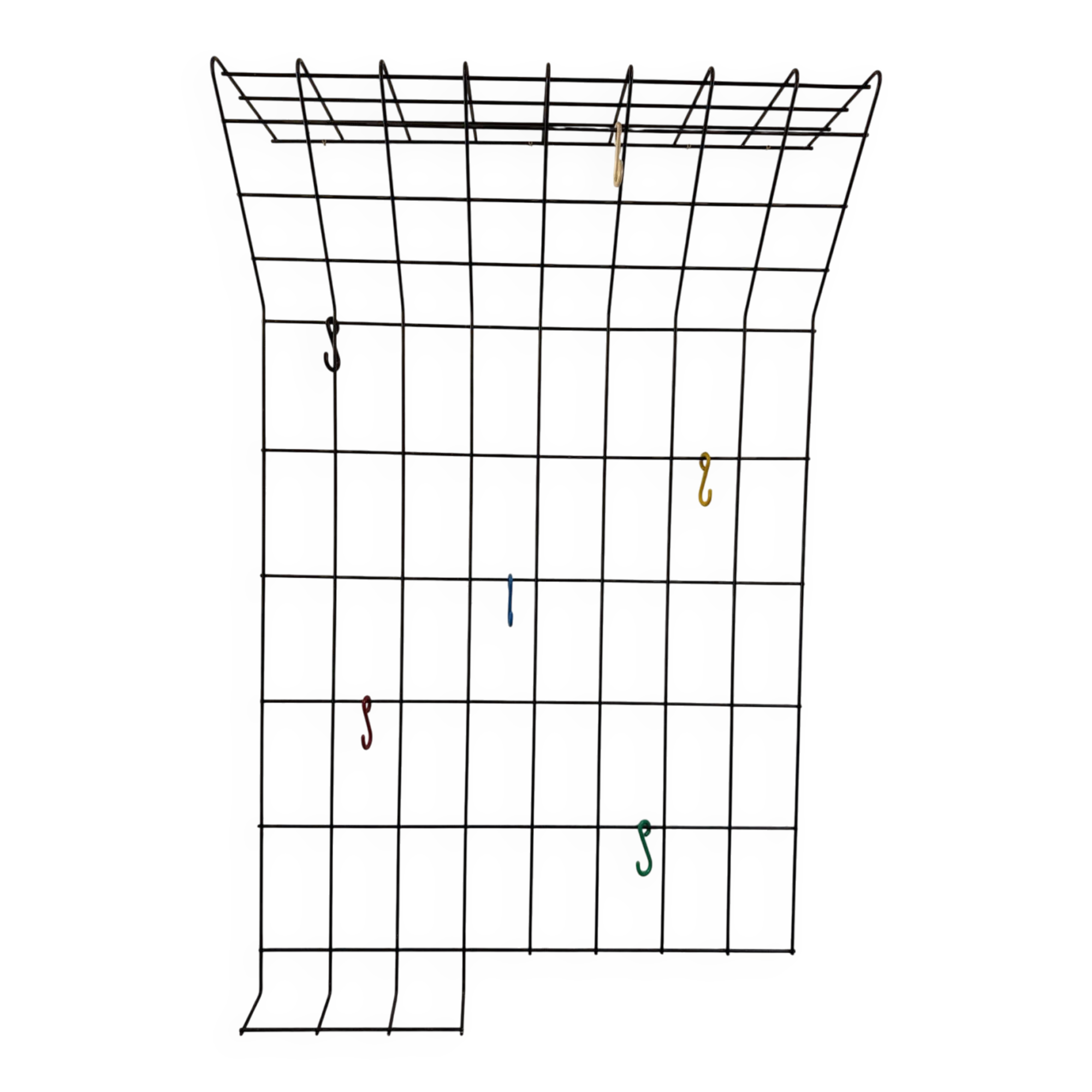 Metal wall coat rack from the 50s/60s.