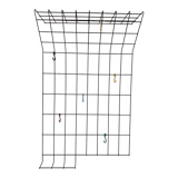 Metal wall coat rack from the 50s/60s.