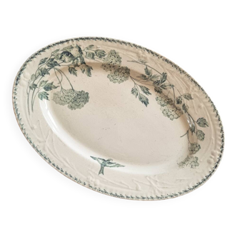 Large ironstone dish, Creil and Montereau
