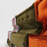 Roche Bobois Mah Jong sofa Missoni design by Hans Hopfer