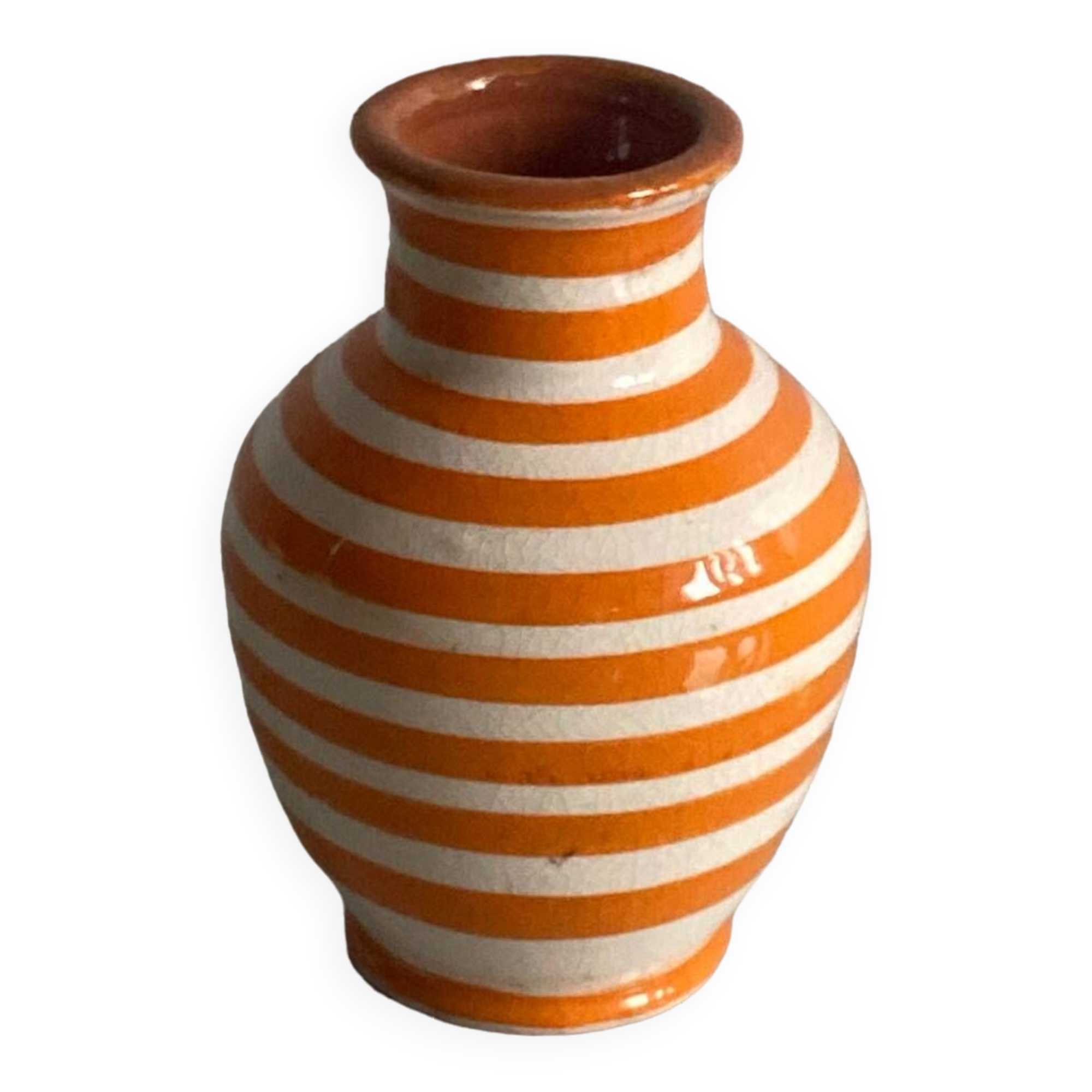 Handcrafted terracotta vase