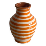 Handcrafted terracotta vase