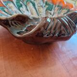 Large ceramic saint jacques shell cup 33x 30 cm - vintage-