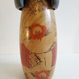 Kokeshi workshop Usaburo Okamoto (1917-2009). Around 1970-80 Japan