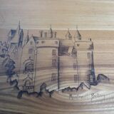 Scandinavian style wooden tray