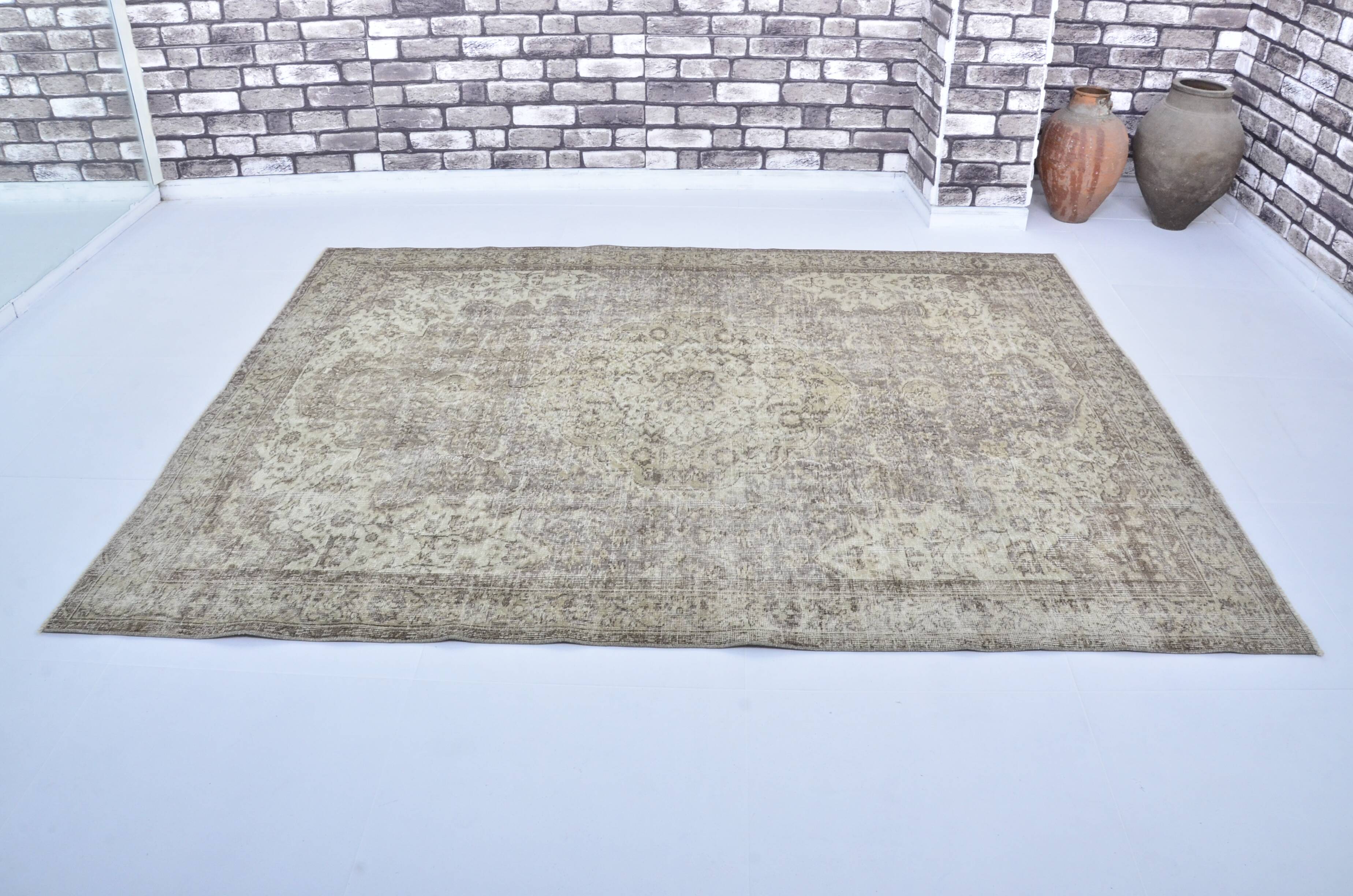Oushak Vintage Wool Carpet sku 3227