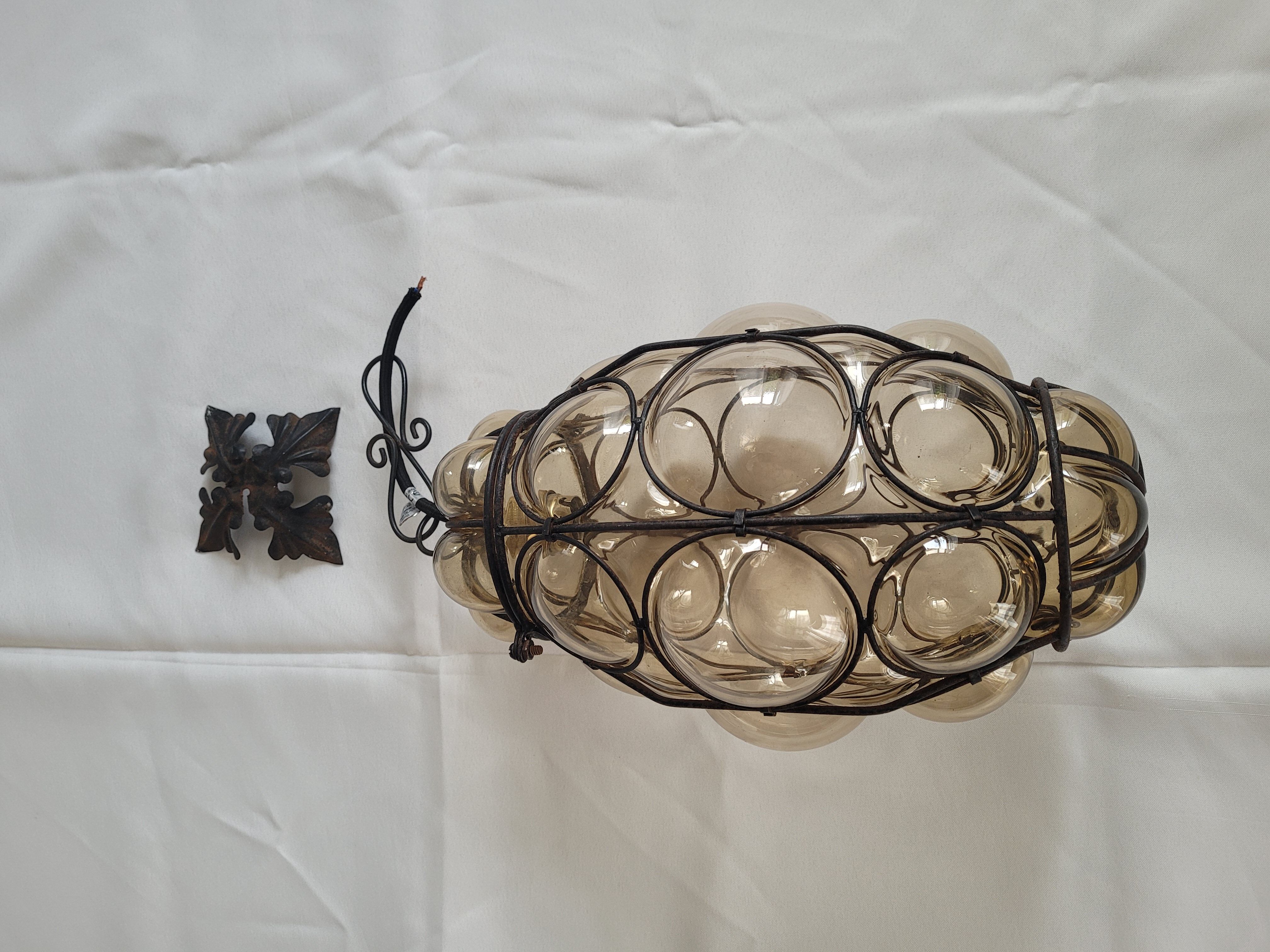 Venetian blown glass chandelier