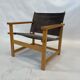 Vintage Safari Chair 1980s Hyllinge Møbler Denmark