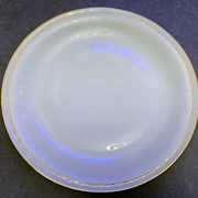 12 assiettes plates en porcelaine de Chartres sur Cher, Tiffonnet et Cie