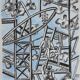 Fernand leger : les constructeurs (bleu), lithographie signée