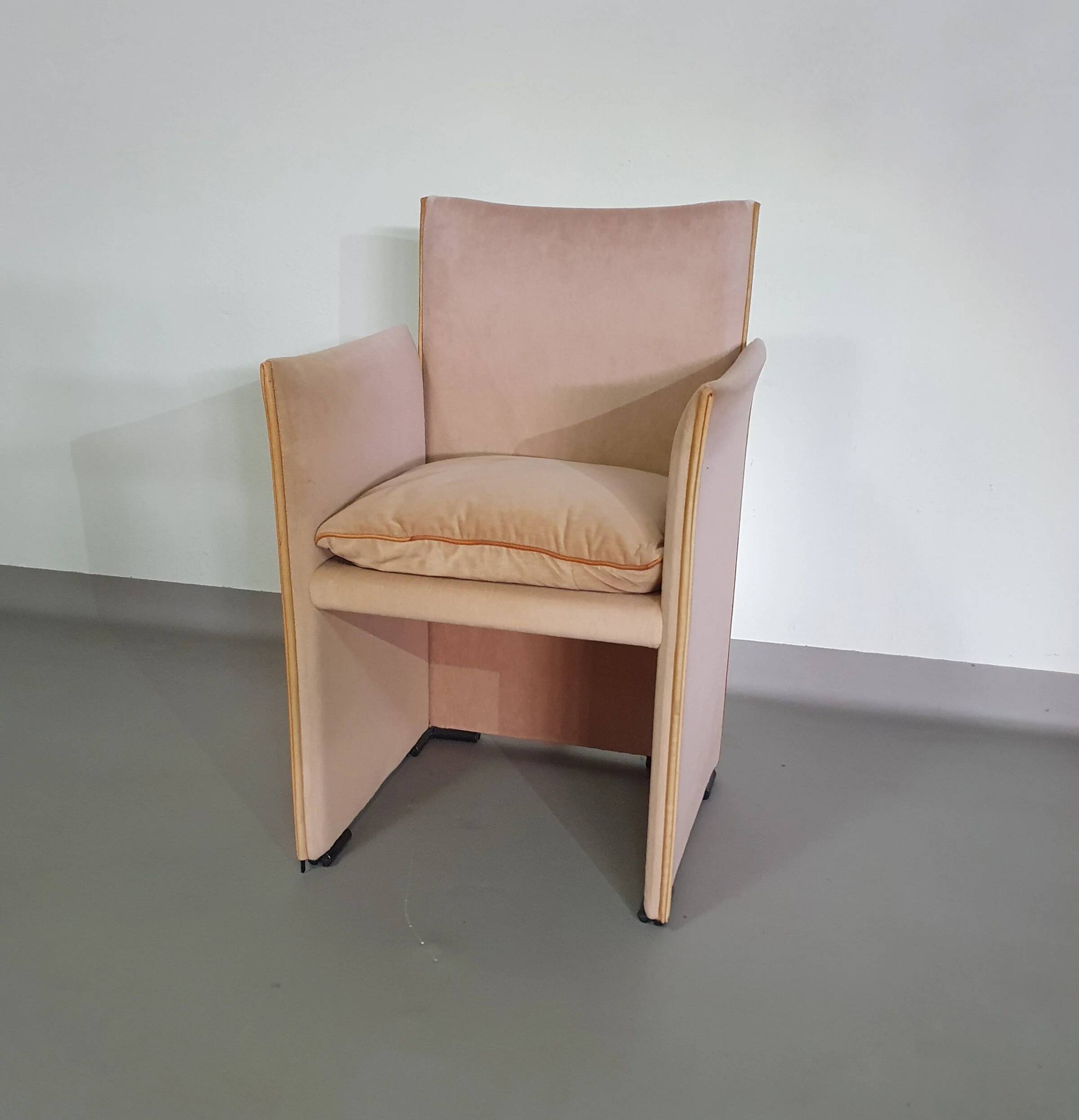Set (6) by Mario Bellini 401 Break chairs for Cassina, 1990s