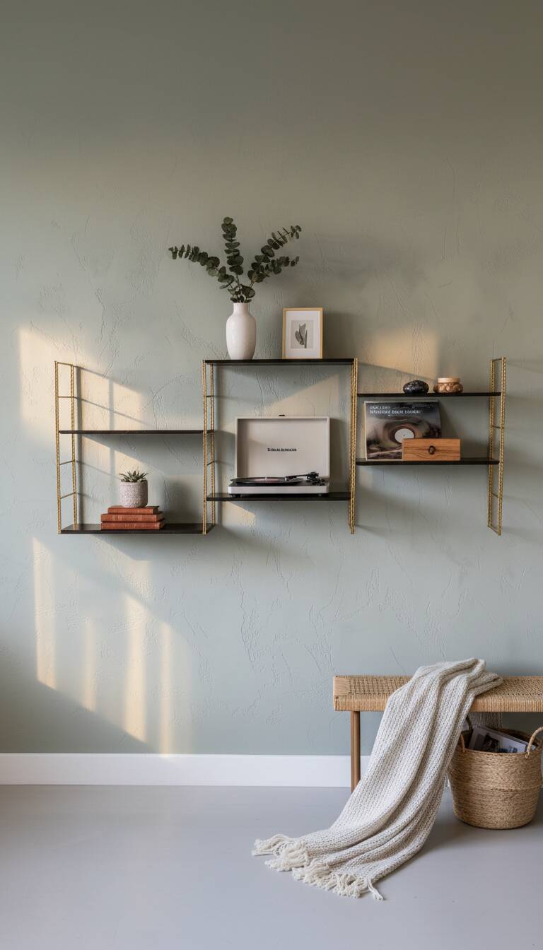 1950's wall shelf