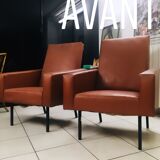 Pair of restored vintage armchairs