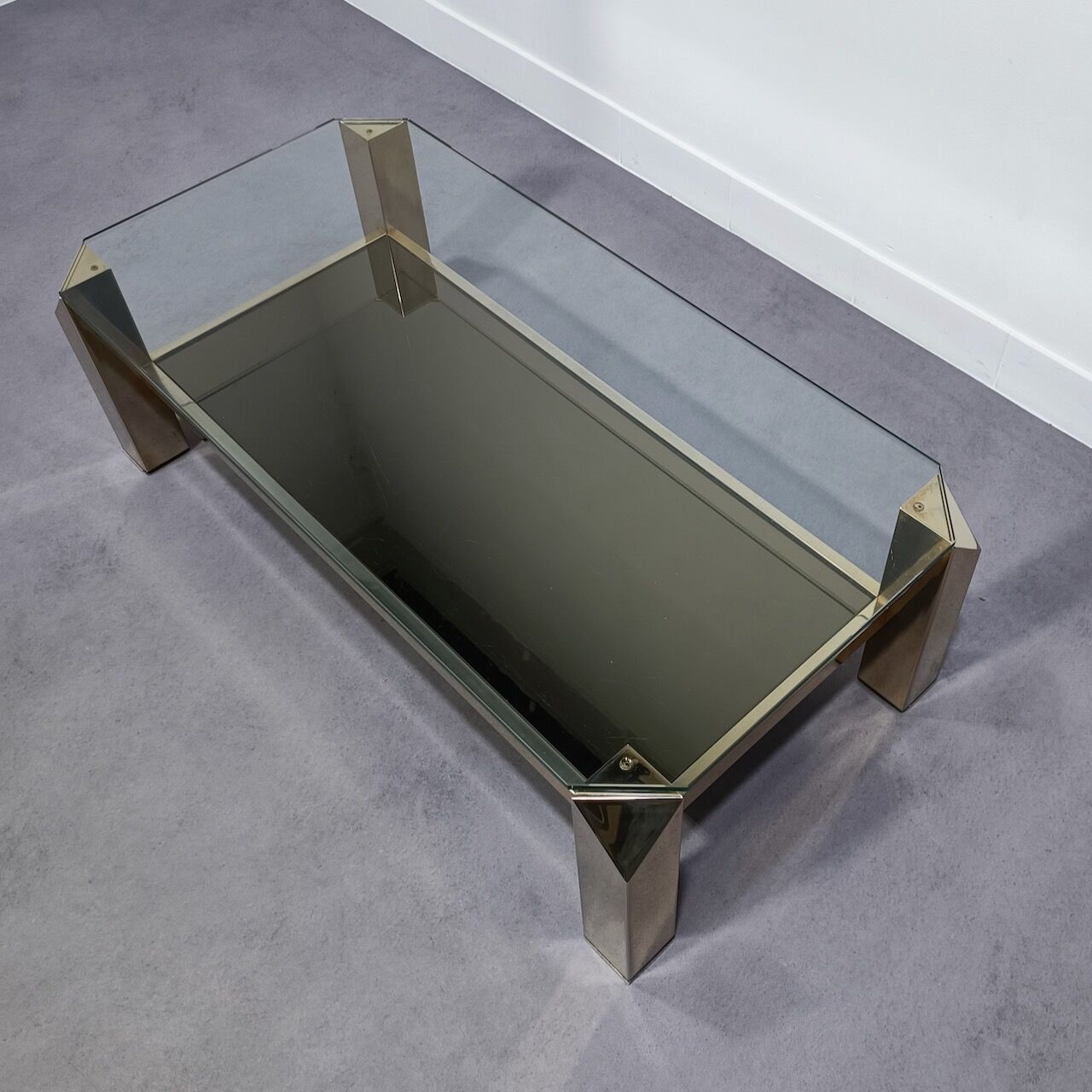 Classic Belgo Chrome coffee table