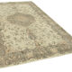 Handmade antique oriental beige rug 187 cm x 300 cm