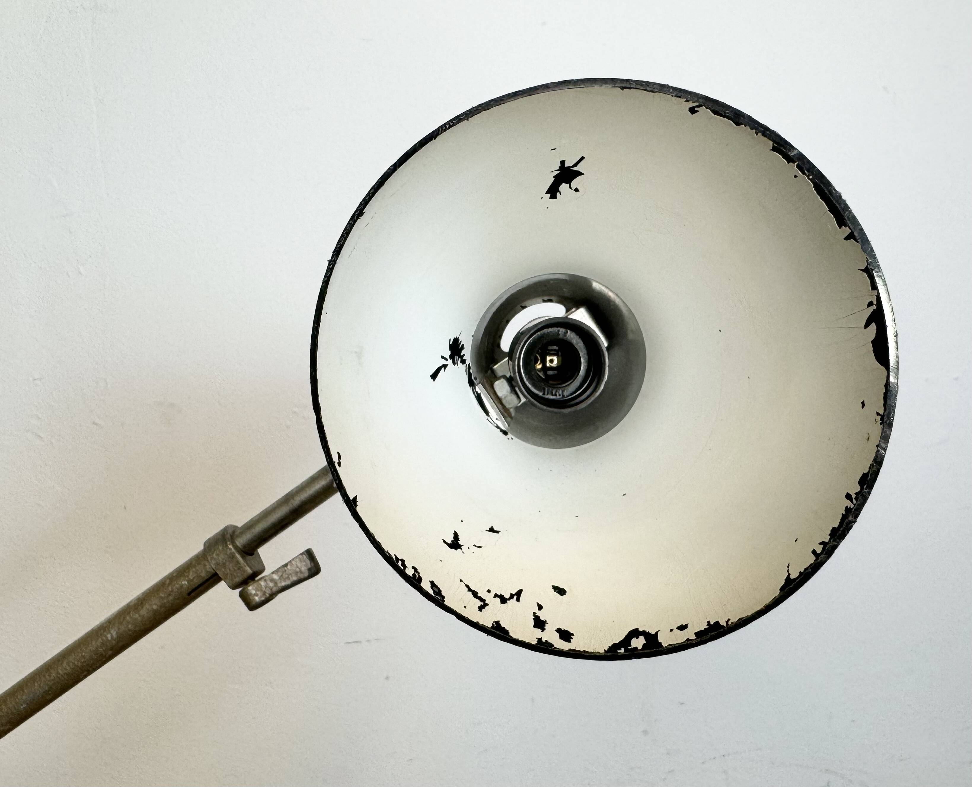 Vintage Grey French Adjustable Table Lamp, 1960s