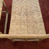 Rattan long chair
